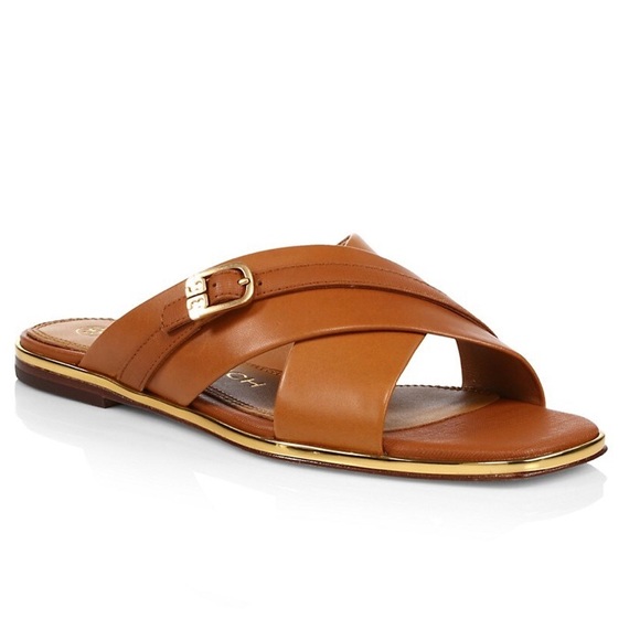 Tory Burch Delaney Crisscross Flat Slide Sandals - Picture 2 of 14